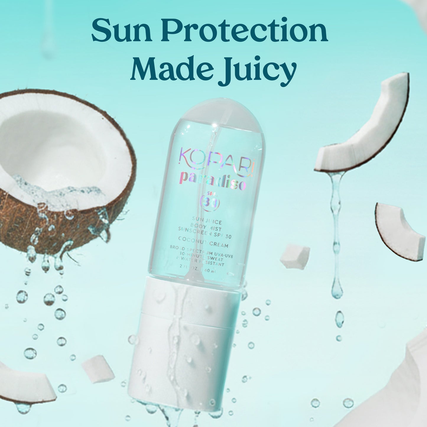 Coconut Cream Sun Juice Body Mist Sunscreen SPF 30