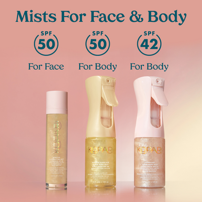Sunglaze Sheer Body Mist Sunscreen SPF 42