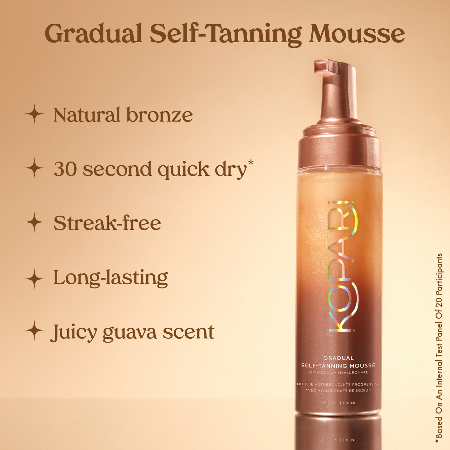 Gradual Self-Tanning Mousse with Mitt