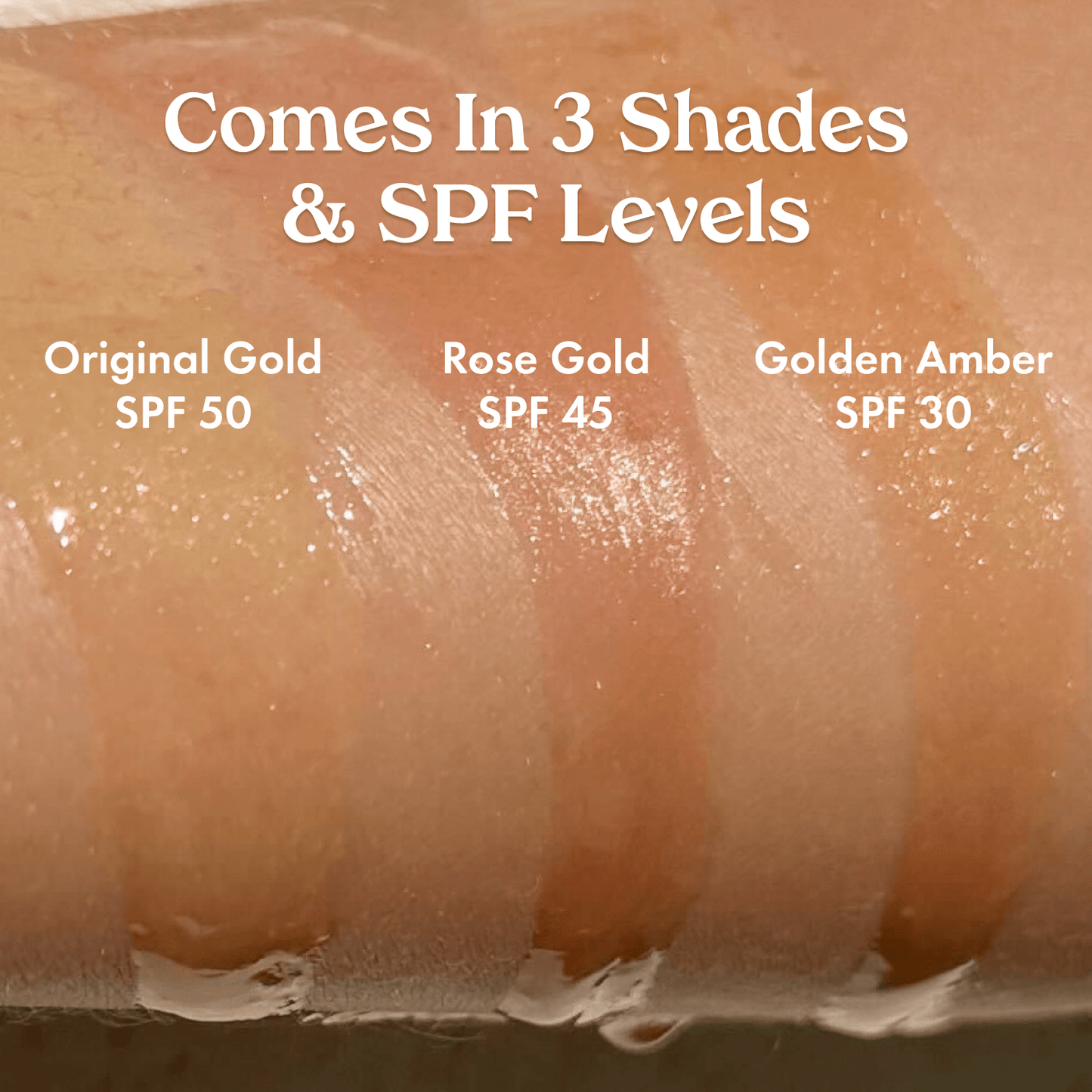 Rose Gold Sun Shield Body Glow Sunscreen SPF 45