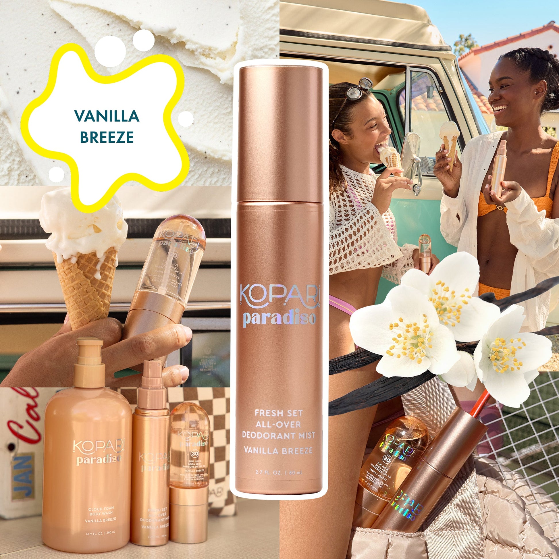 Vanilla Breeze Fresh Set All-Over Body Deodorant Mist